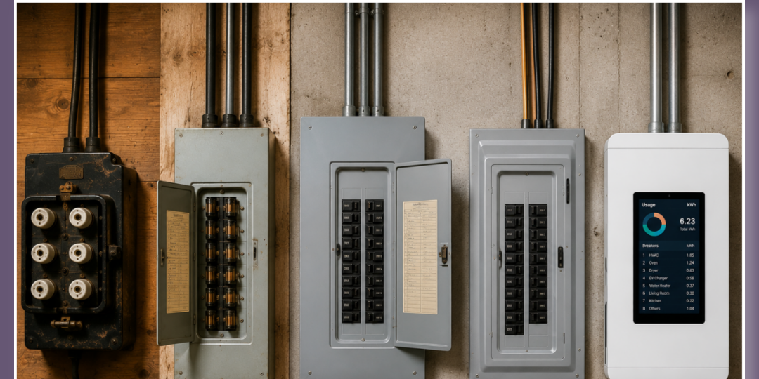 The History of Electrical Panels: From fuse box to smart panels